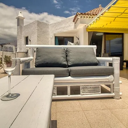 Penthouse Sea View Jacuzzy Terrace & Pool Apartment Playa Fanabe Exterior photo